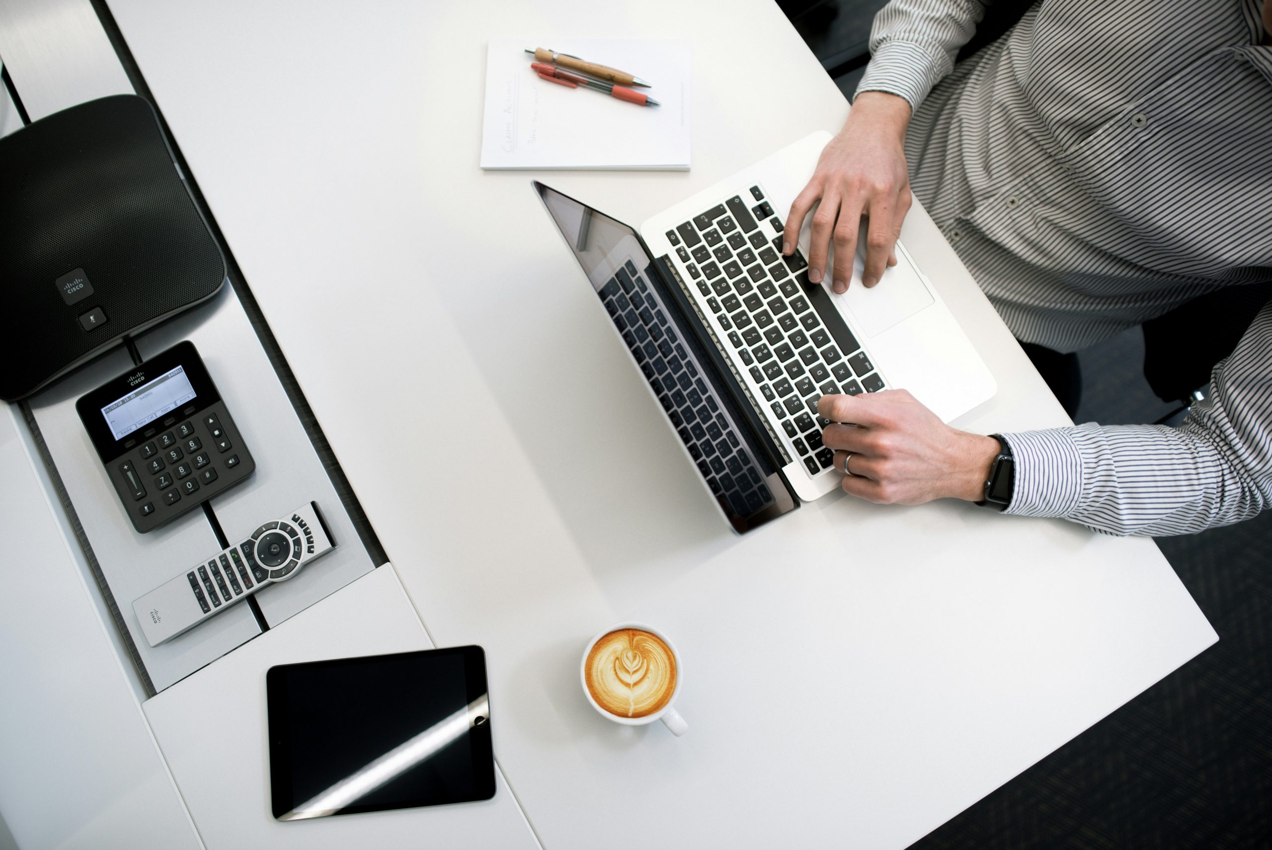 Aerial Desk View Adwanted Consulting Services